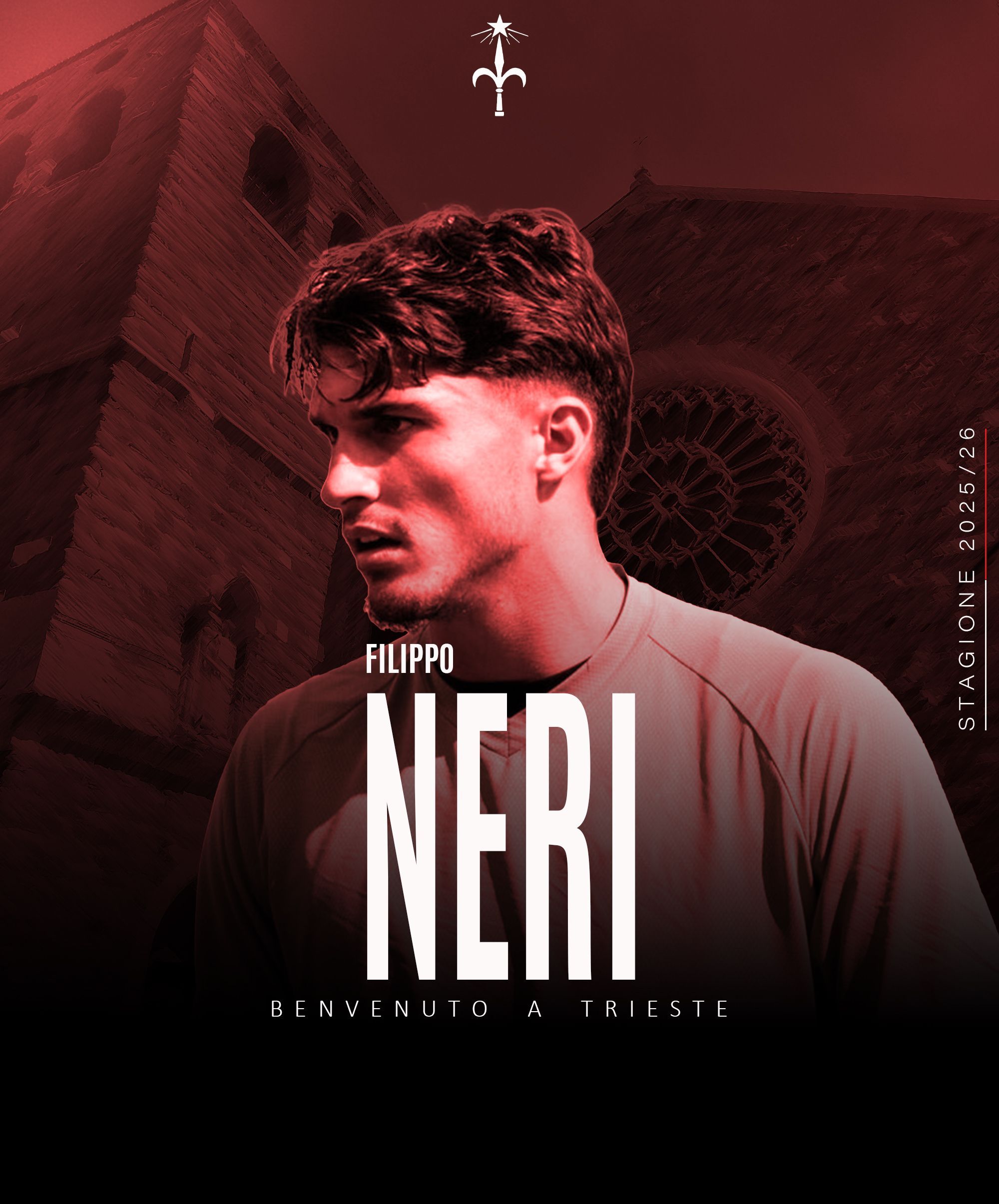 Il portiere Filippo Neri firma con la Triestina
