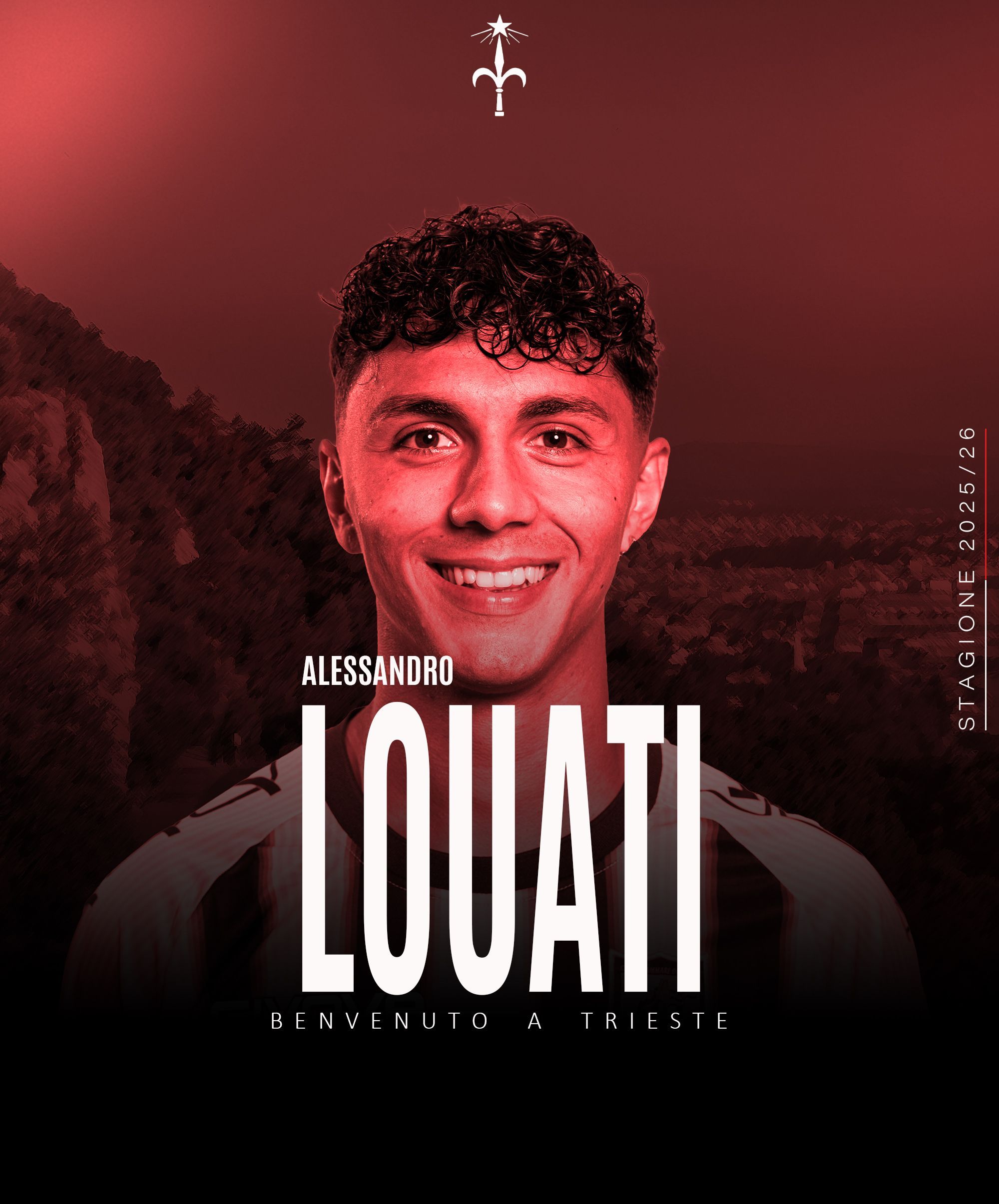 Il centrocampista Alessandro Louati firma con la Triestina